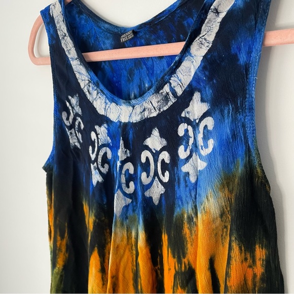 Tie-Dye Tunic Summer Dress - Picture 2 of 6